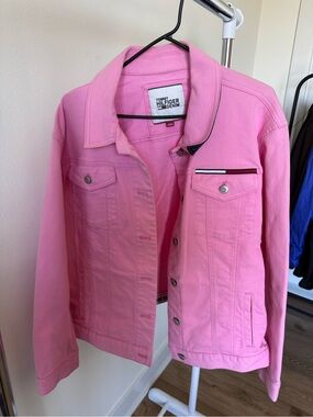 Limited Edition Pink Jean Jacket Tommy Hilfiger Size Large